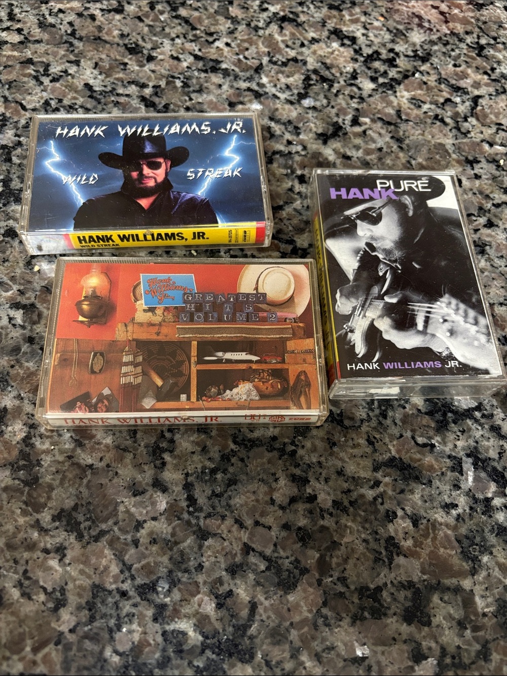 Hank Williams Cassette Tape Lot of 3
